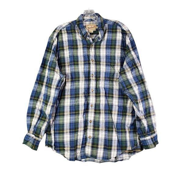 Woolrich Other - Woolrich Button Up Shirt Flannel Mens Size Large L Long Sleeve Collared Blue